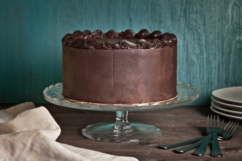 看起来美味的巧克力蛋糕