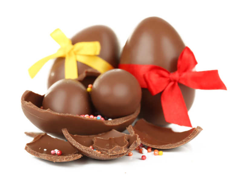 创意的巧克力复活节彩蛋