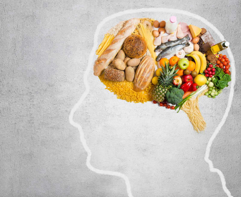 大脑里的食物概念图