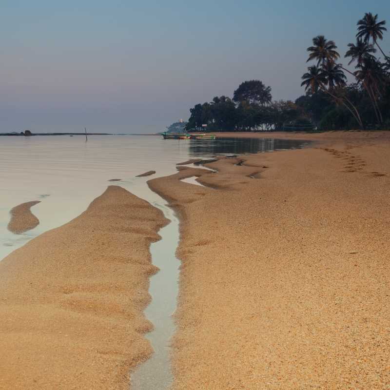 斯里兰卡的假日海滩