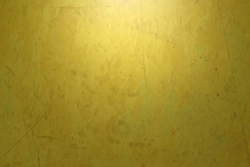 黄色斑驳的墙壁纹理