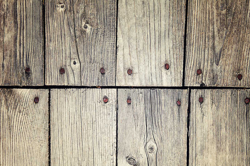 老式的木地板