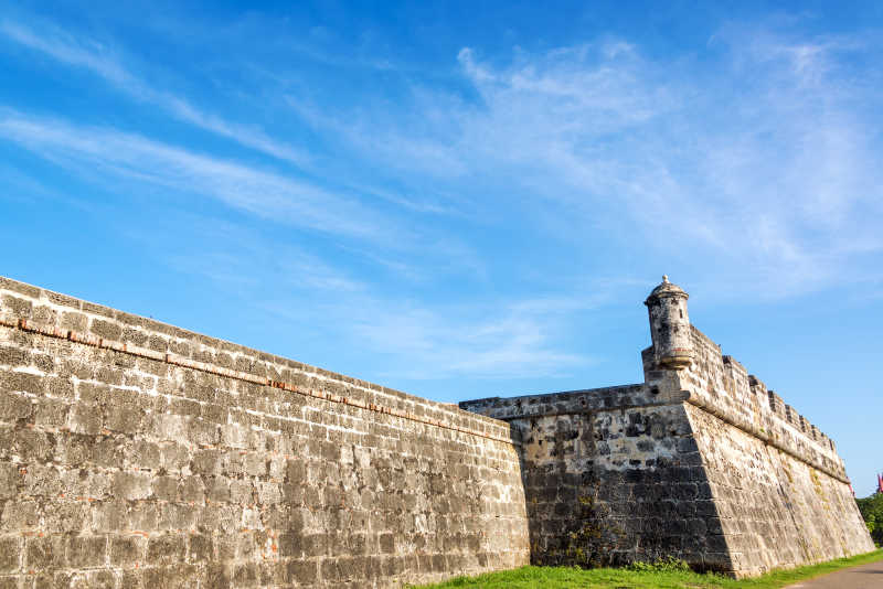 卡塔赫纳哥伦比亚的墙