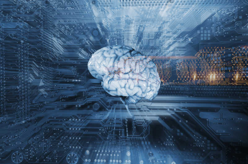 人工智能科技感的大脑