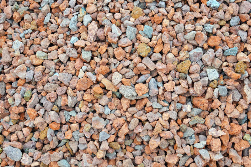 海滩上的美丽石头