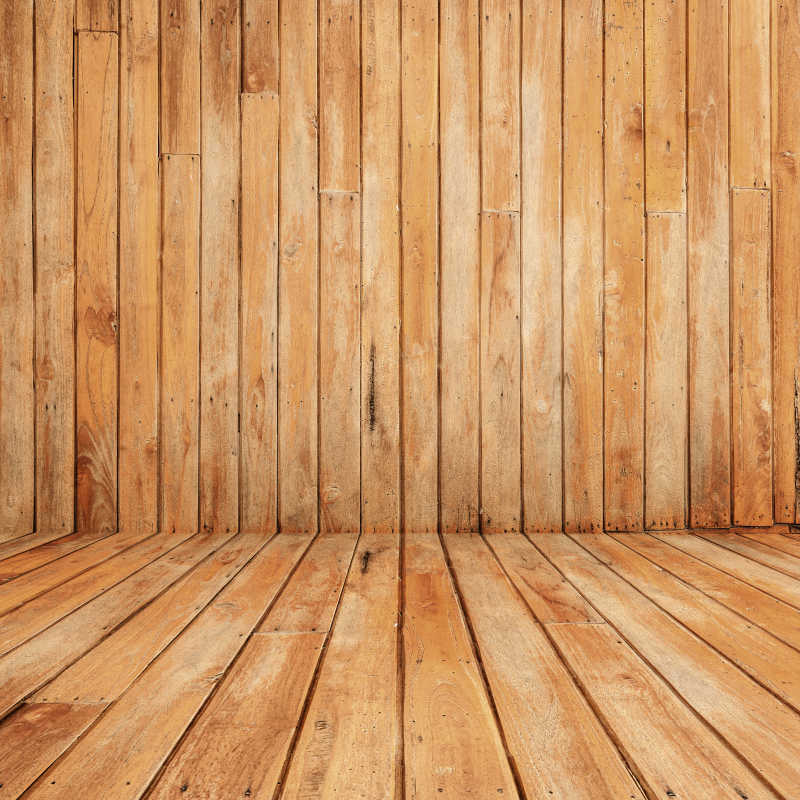 木地板与墙壁的背景