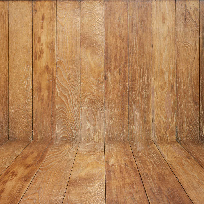 木制地板与墙壁