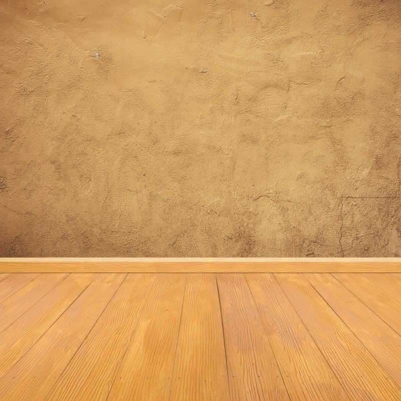 木地板和混泥土墙相连接材质背景