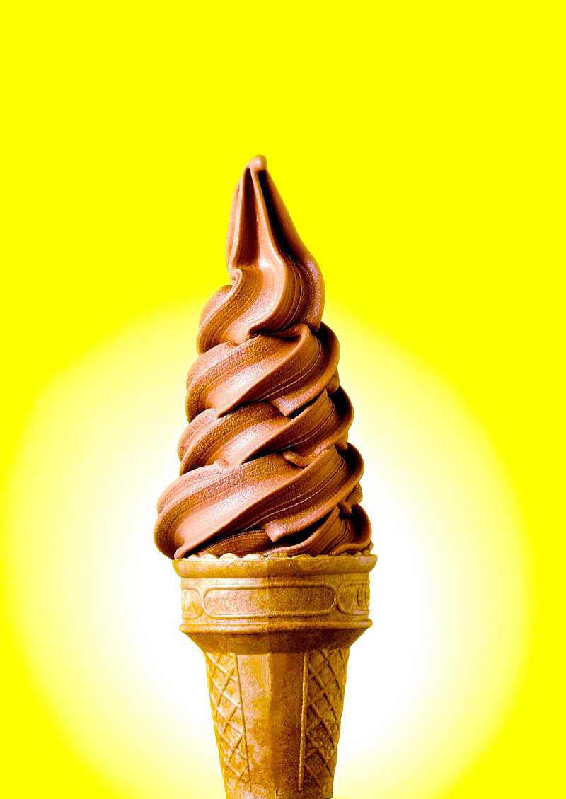巧克力味冰淇淋