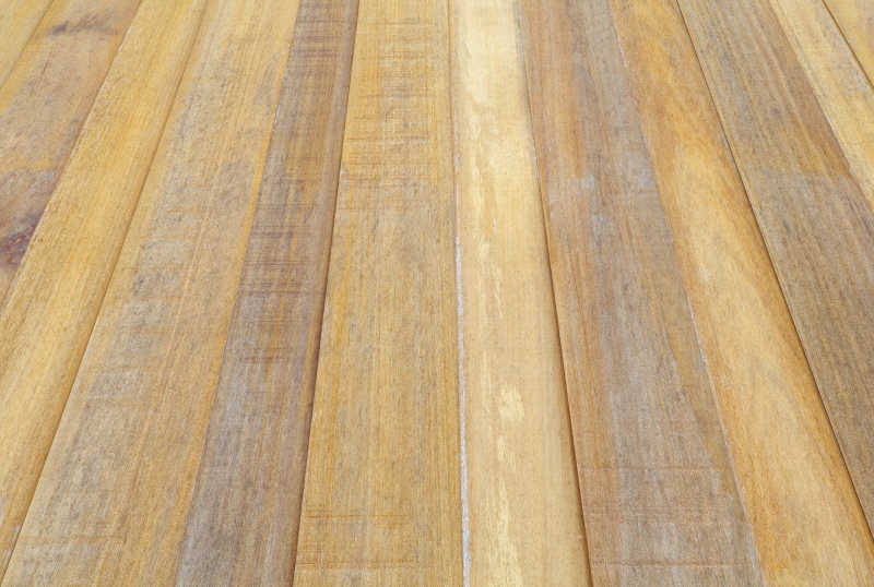 室外棕色木地板纹理及背景