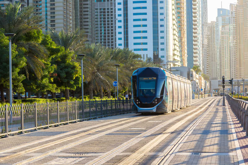 联合酋长国迪拜的有轨电车