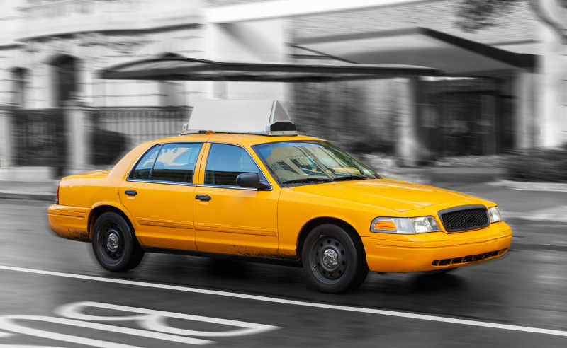 曼哈顿的黄色出租车