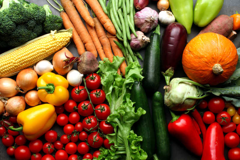 营养丰富的有机蔬菜