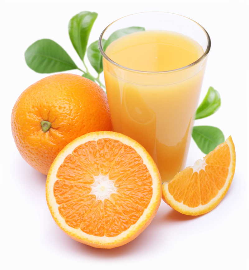 营养丰富的橙子汁