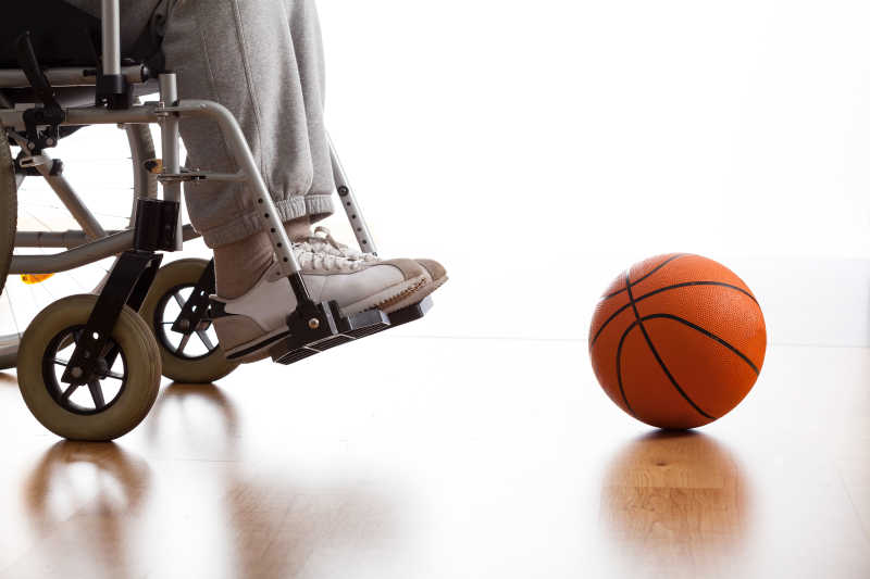 残疾篮球运动员