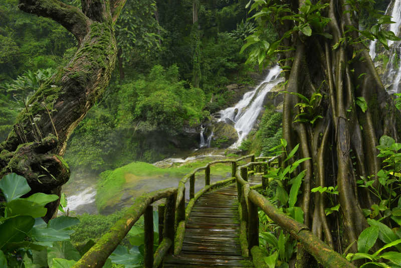泰国瀑布风景