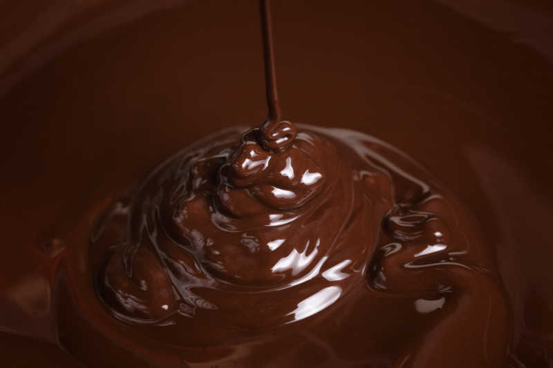 诱人的液体巧克力