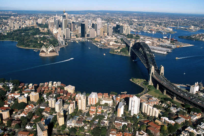 美丽的悉尼港风景