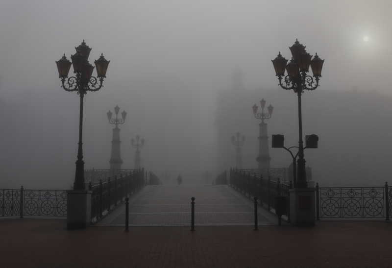 城市里的雾霾