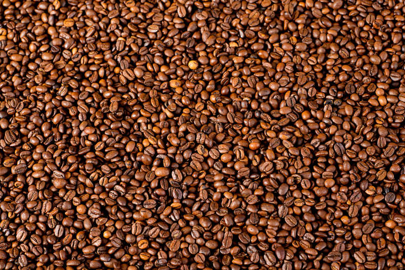 许多的咖啡豆
