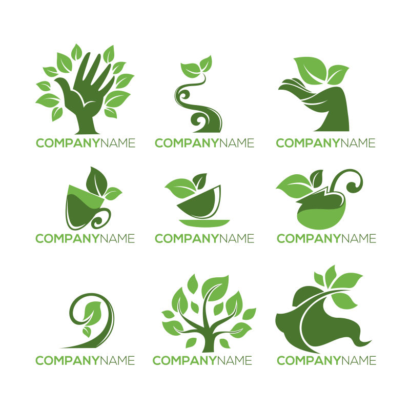 矢量的环境主题logo