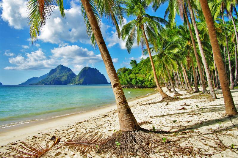 毛里求斯岛美丽的海滩风景