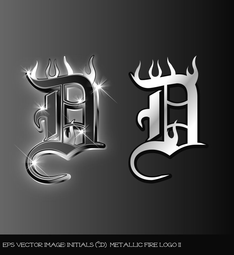 矢量字母D logo设计