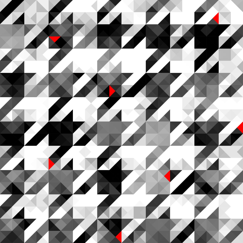 抽象的黑白组合矢量图形