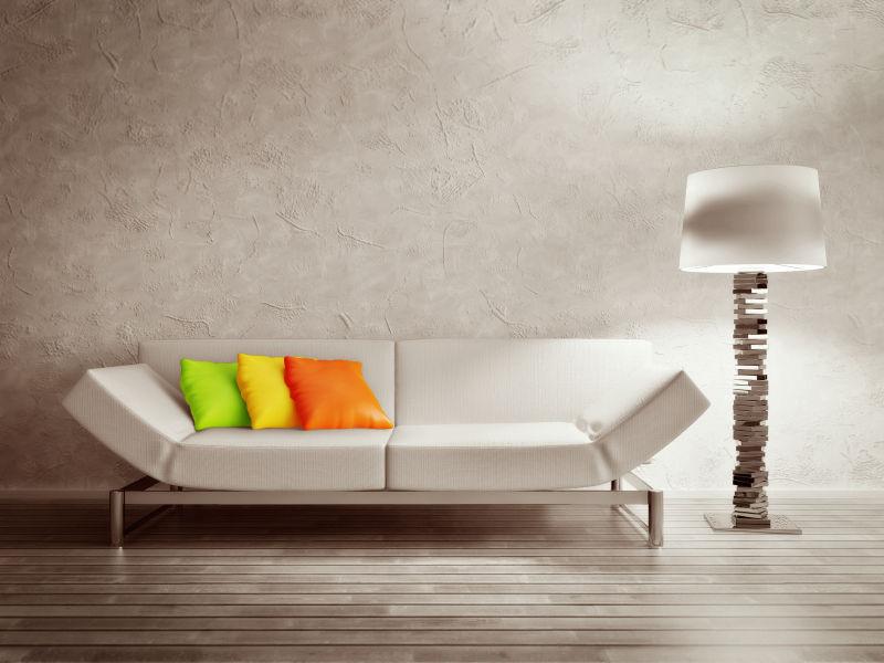 木地板的客厅简介的沙发设计