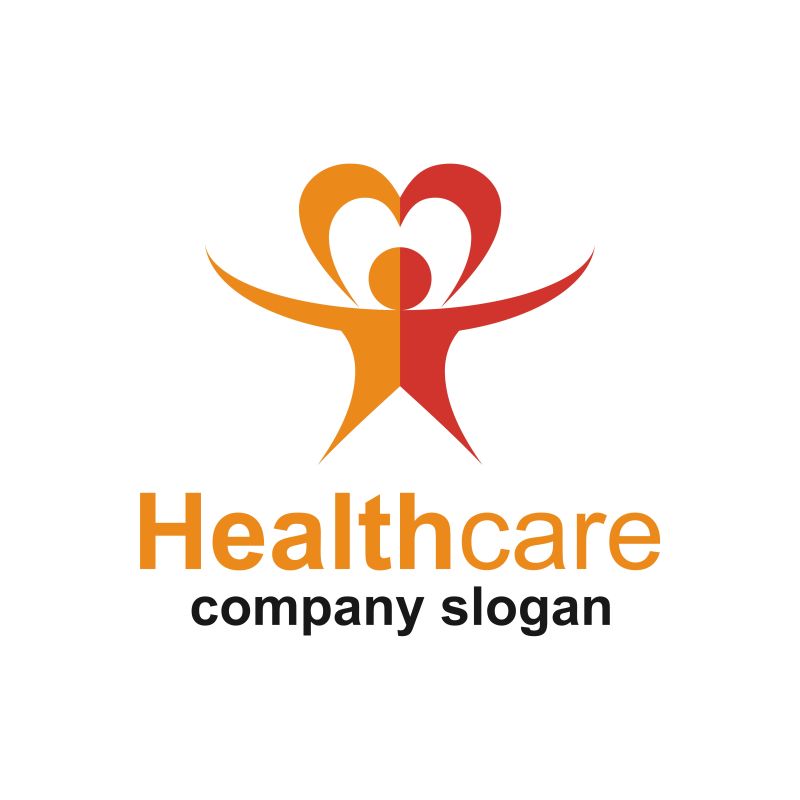 医疗保健logo矢量设计