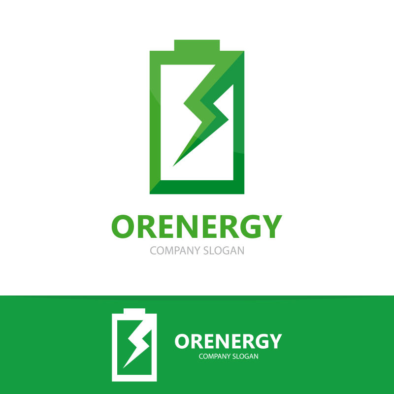 矢量电池能量标志设计