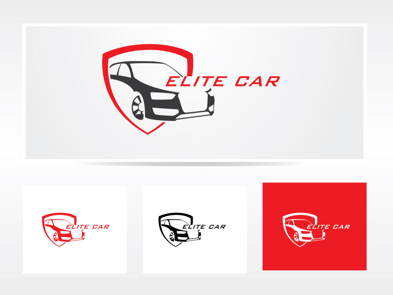 汽车矢量logo设计