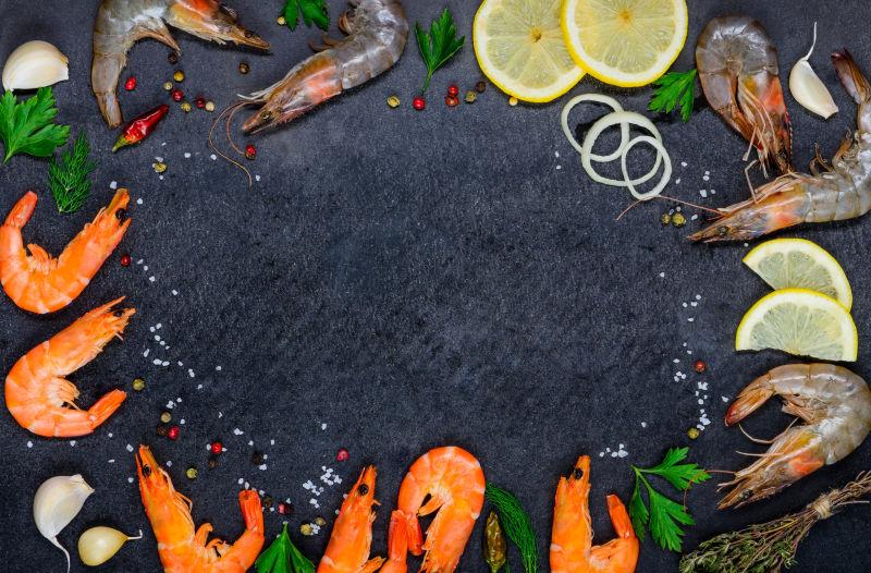 烹饪配料制作海鲜虾
