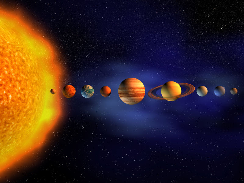 太阳与九大行星