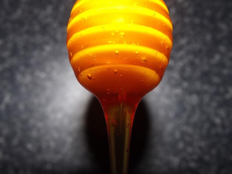 橙色的蜂蜜