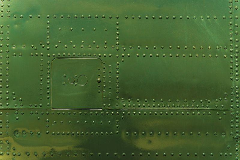 深绿色飞机金属纹理