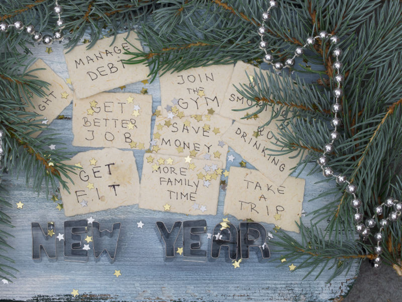 木板上 贴着圣诞节许下的愿望
