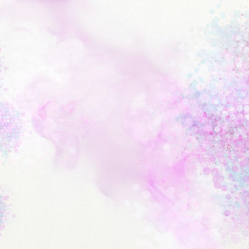 粉紫色轻盈斑点水彩画背景