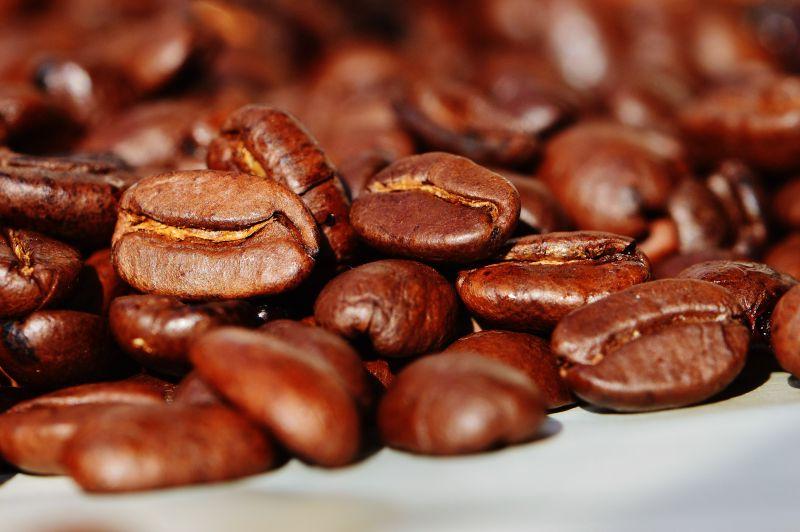 色泽鲜亮的美味咖啡豆
