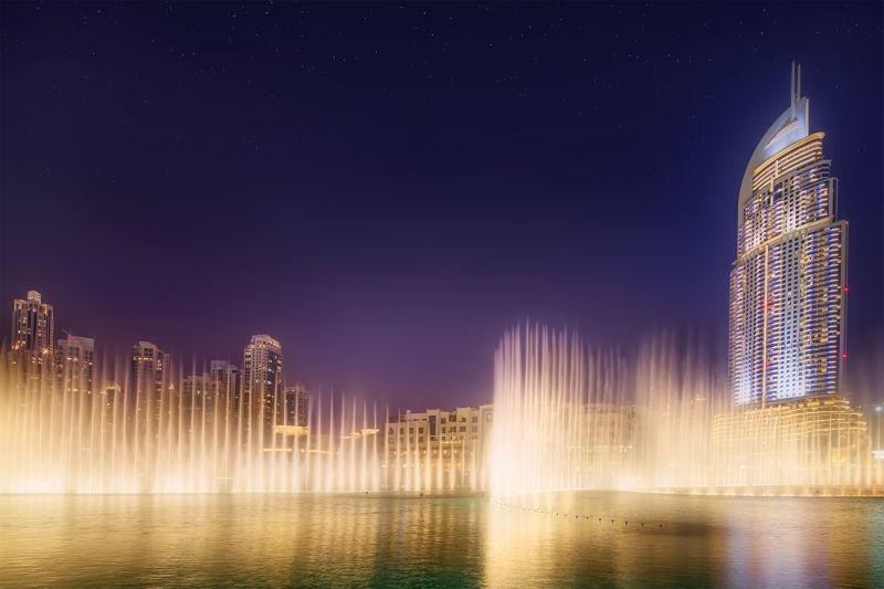 迪拜舞蹈喷泉