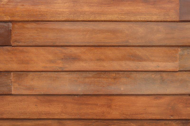 纹理清晰的棕色木板