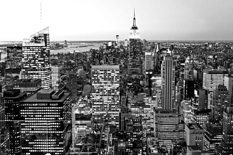 纽约城市俯视景观