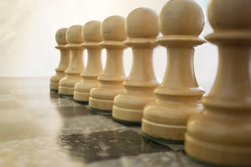 木制国际象棋棋子