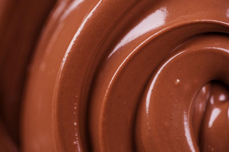 棕色美味的巧克力