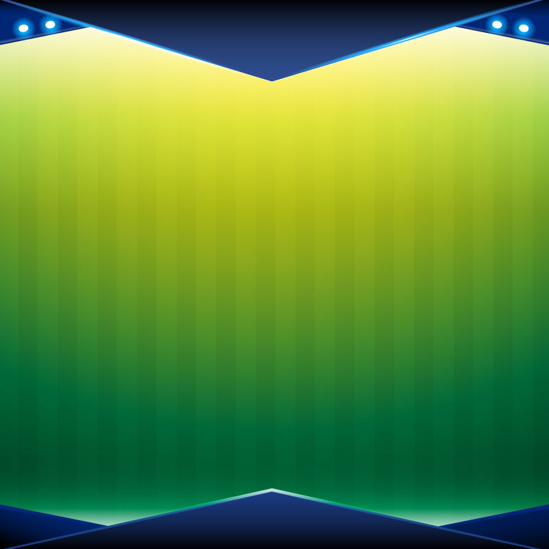 绿色波纹图案的矢量抽象背景