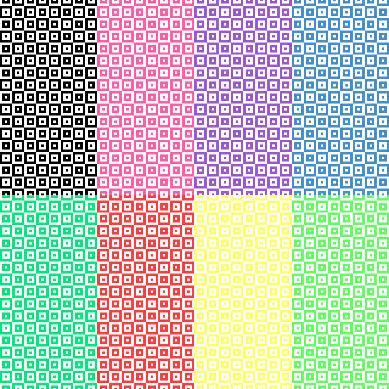 创意矢量彩色正方形无缝背景