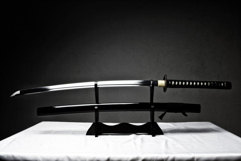 日本传统武士刀