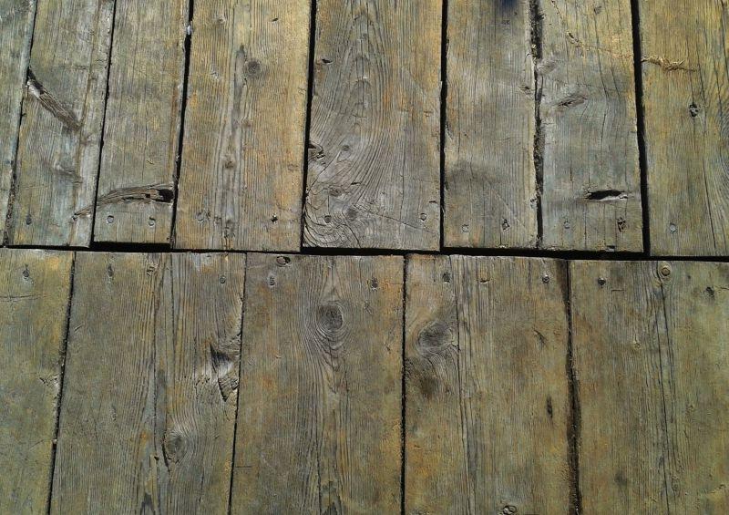 破旧的木板表面