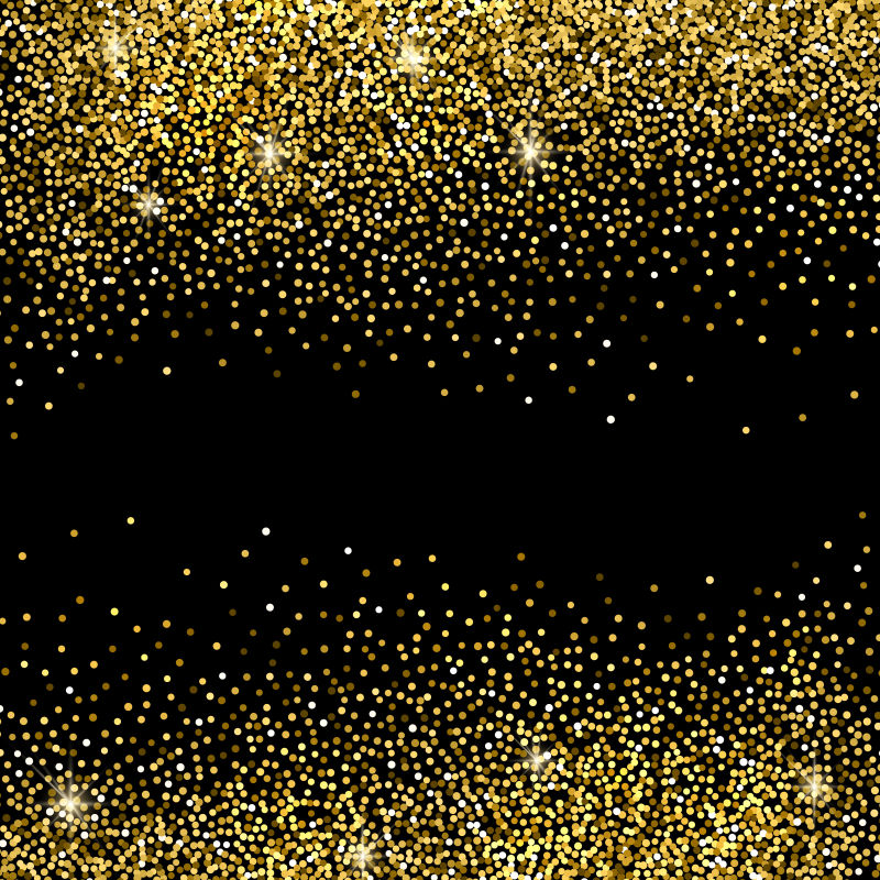 金色粒子图案背景矢量设计