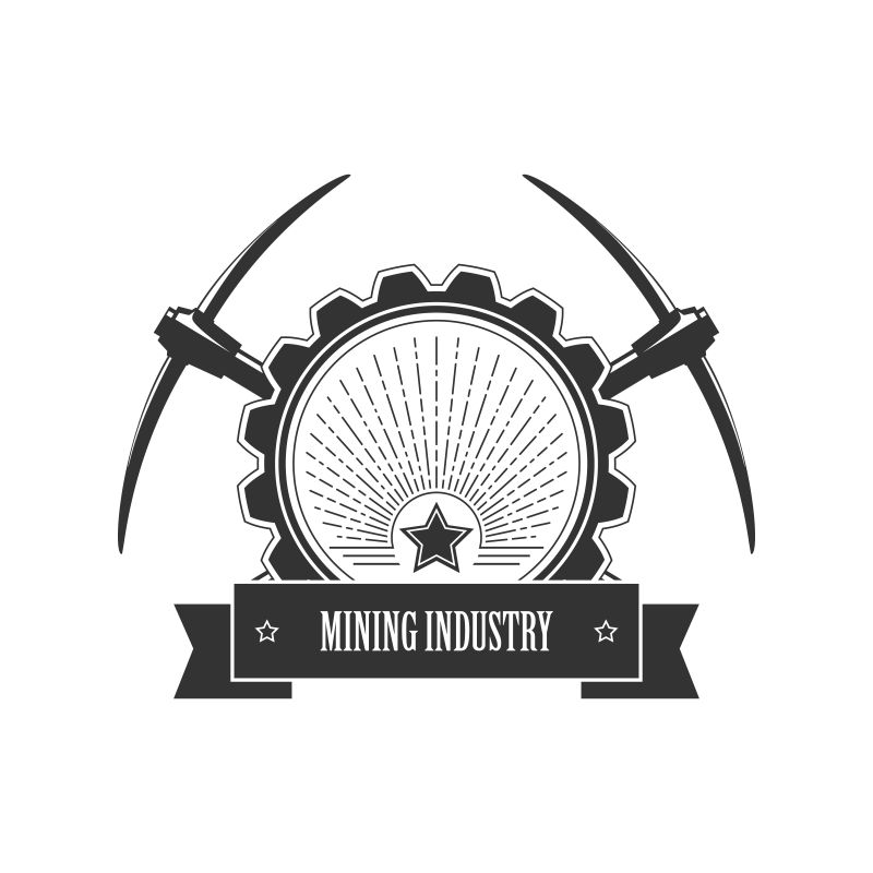 矢量矿业logo设计